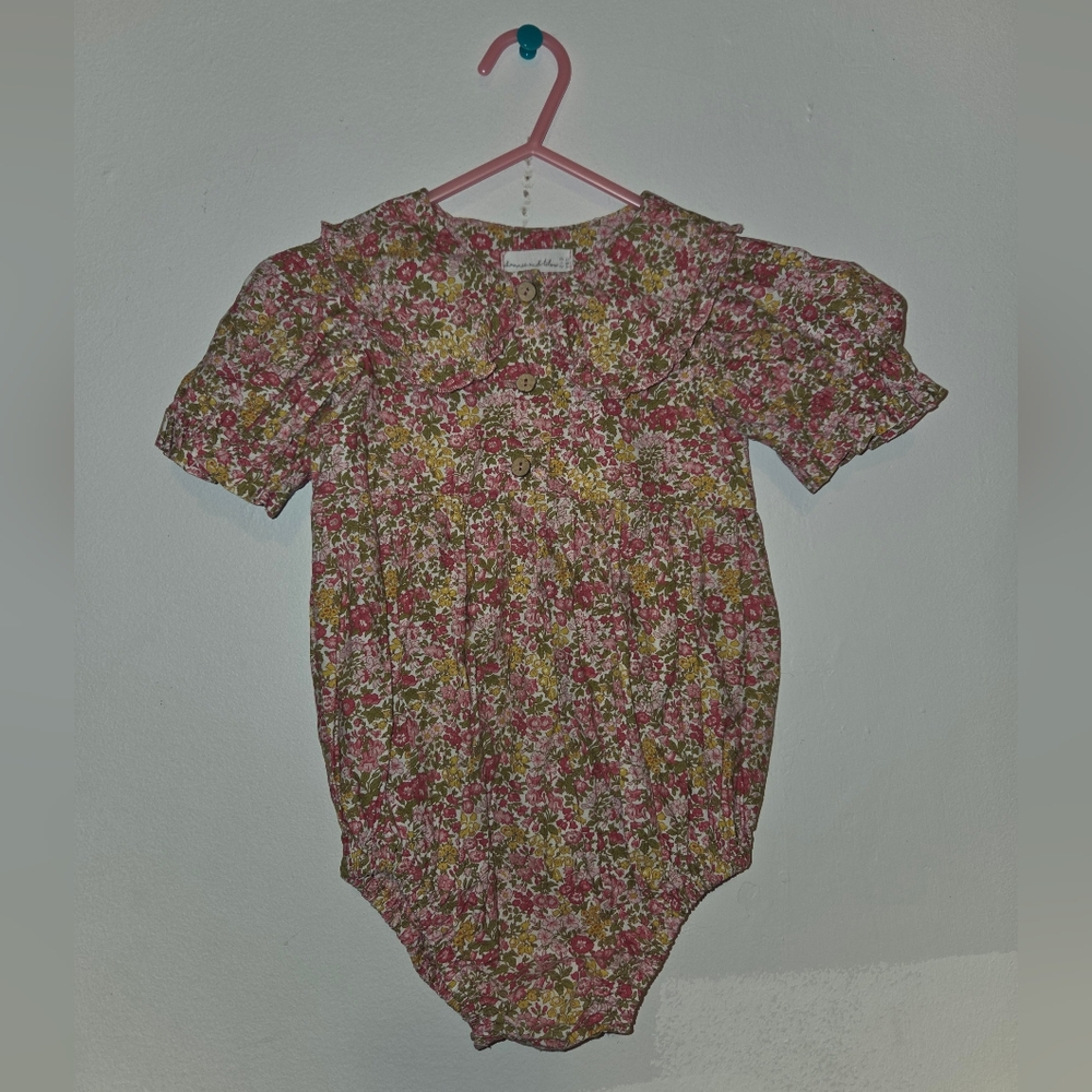 Dannie And Lilou Floral Kids One Piece 2-3